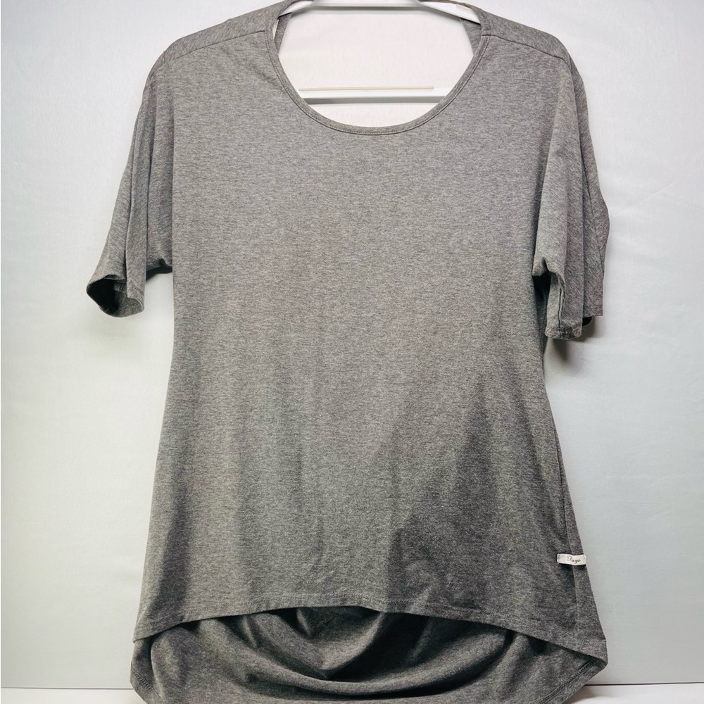 Casual Gray Short Sleeve Women's Tee‎